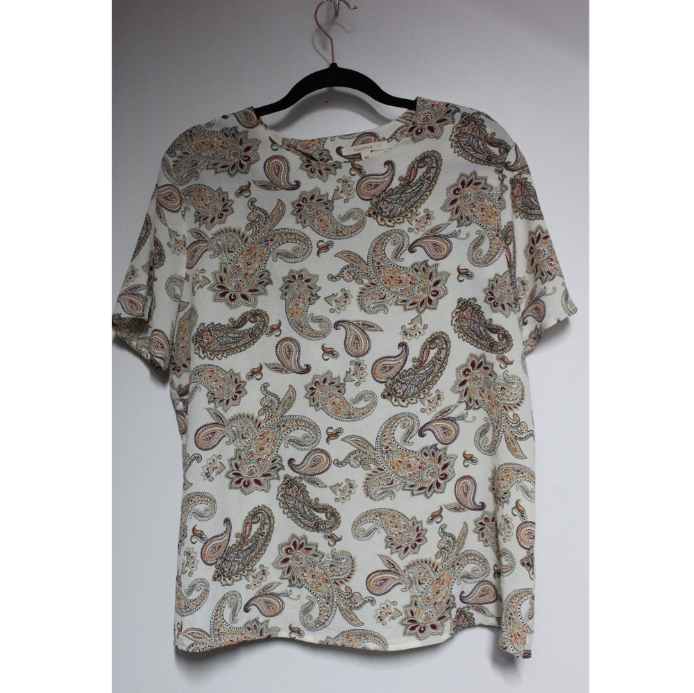 🌎FUN2FUN~ Printed blouse (L)